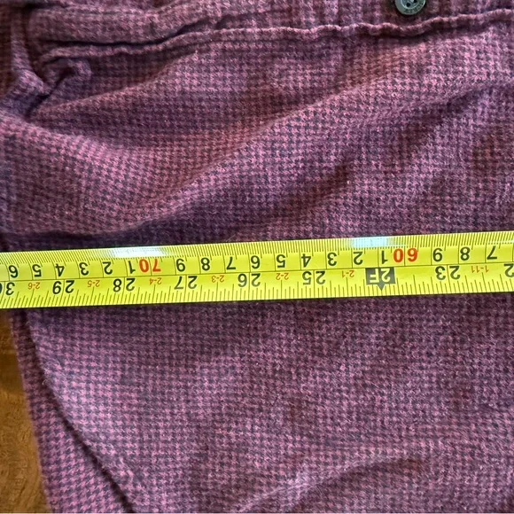 J. Crew Burgundy Checkered Shirt - Picture 2 of 4